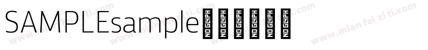 SAMPLE sample字体转换
